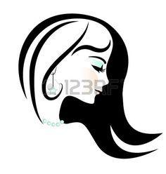 Pretty Face Logo - 20 Best woman pretty face logo images | Hair, beauty salon, Woman ...