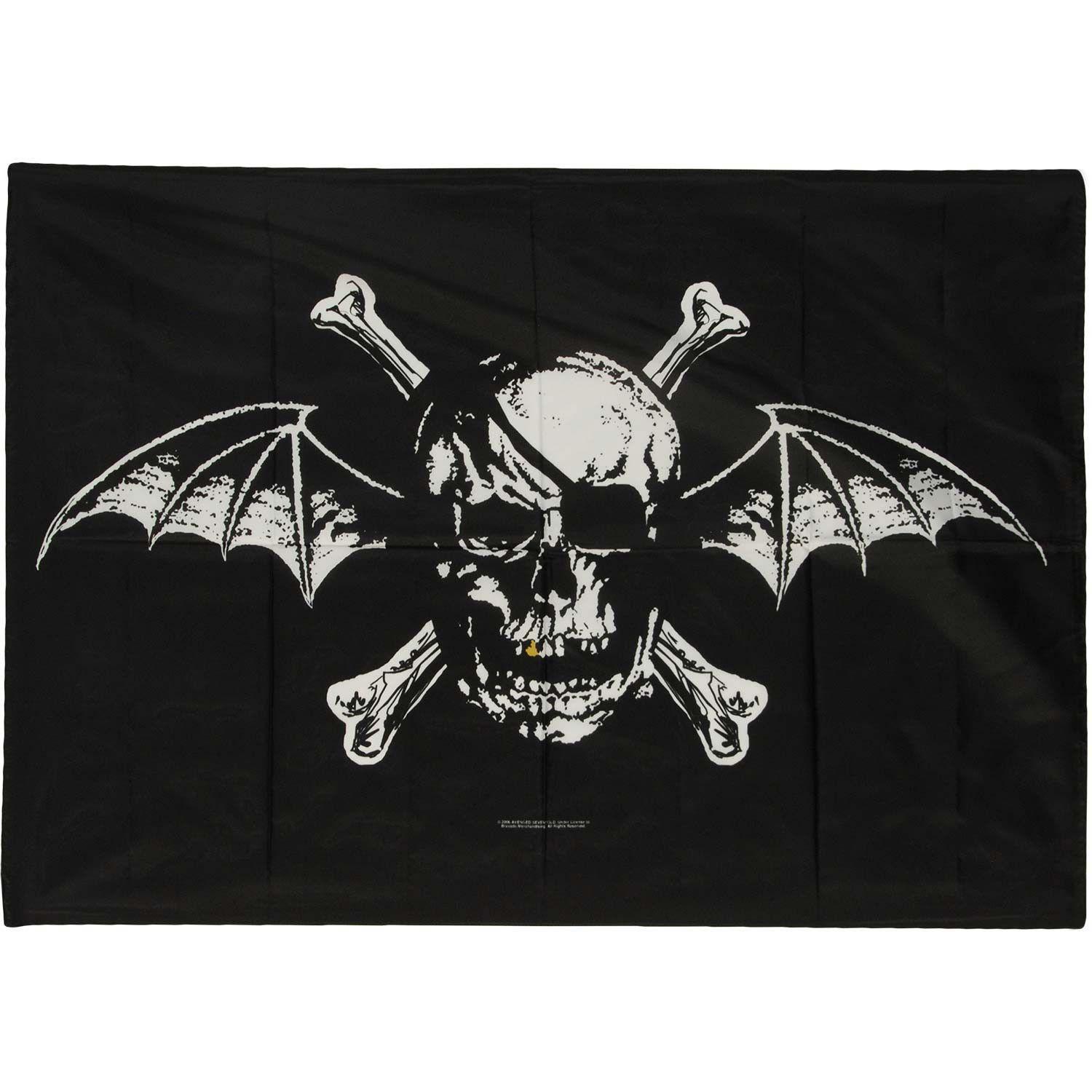 Batman Deathbat Logo - Avenged Sevenfold Death Bat Poster Flag - Rockabilia