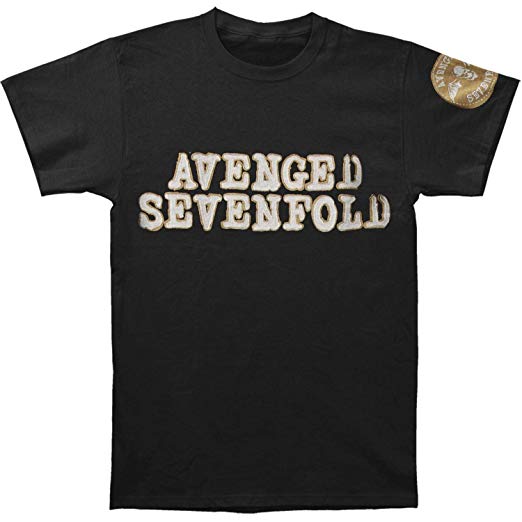 Batman Deathbat Logo - Amazon.com: Avenged Sevenfold Men's Logo & Deathbat Vintage T-Shirt ...