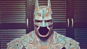 Batman Deathbat Logo - This Ancient Mayan Batman is Based on a Real Death Bat God