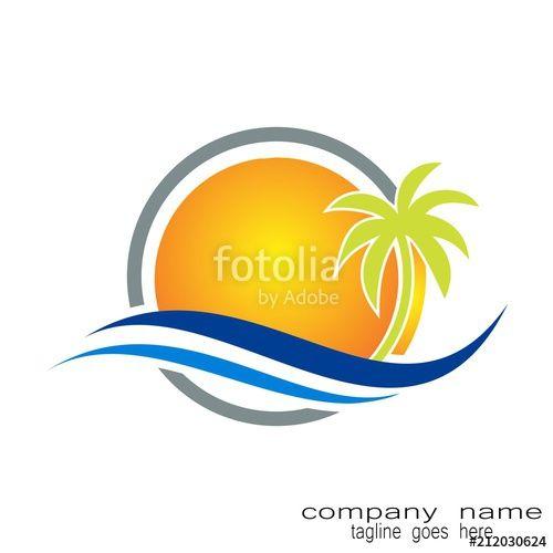 Sun and Wave Logo - Sun Wave Logo Stock Image And Royalty Free Vector Files On Fotolia