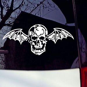 Batman Deathbat Logo - Avenged Individuality Death Bat Funny Vinyl Decal Sticker Car Window ...