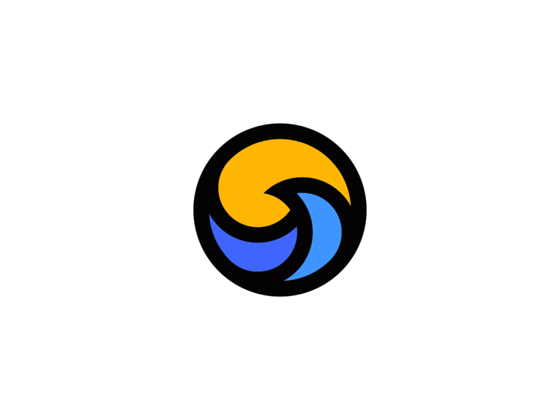Sun and Wave Logo - Wave Logo Design by Yesq Arts | Dribbble | Dribbble