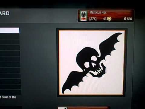 Batman Deathbat Logo - Avenged Sevenfold Deathbat Black Ops Emblem