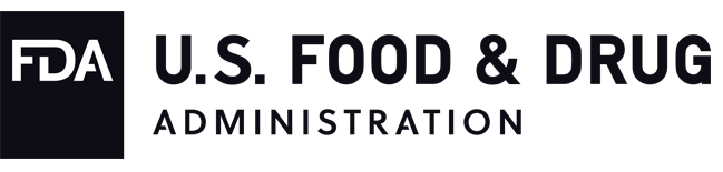 Black Anf White Food Logo - Website Policies > FDA Logo Policy