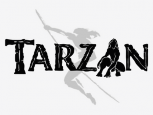 Tarzan Black and White Logo - Tarzan presented by On Pitch Performing Arts | NowPlayingUtah.com