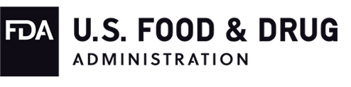 Black Anf White Food Logo - Website Policies > FDA Logo Policy