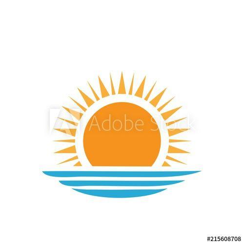 Sun and Wave Logo - sun wave logo - Buy this stock vector and explore similar vectors at ...