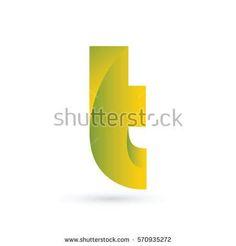 Green with the Letter T Logo - 78 Best 3d a-z initial letter typography logo design images | Logo ...