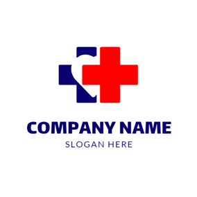 Red White Cross Company Logo - Free Medical & Pharmaceutical Logo Designs | DesignEvo Logo Maker