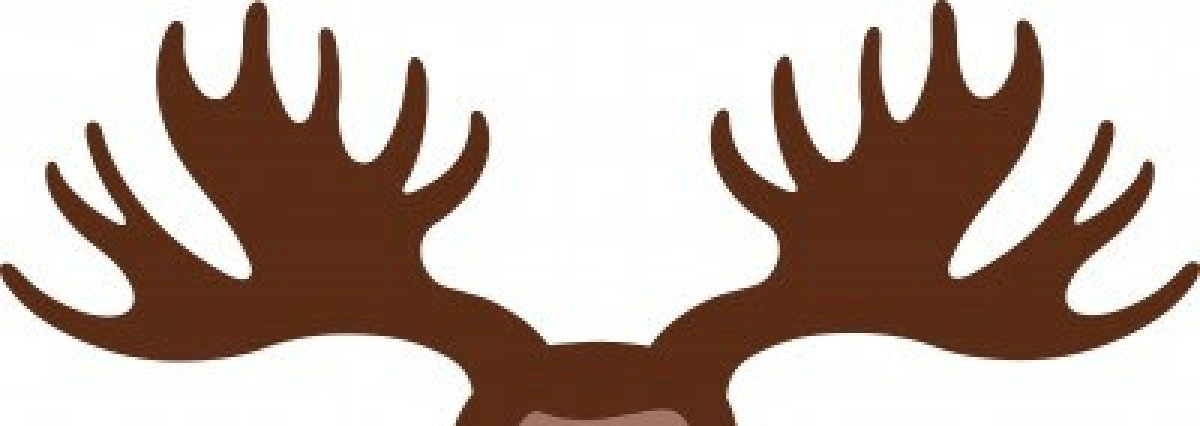 Moose Antler Logo - Moose Antlers Clipart