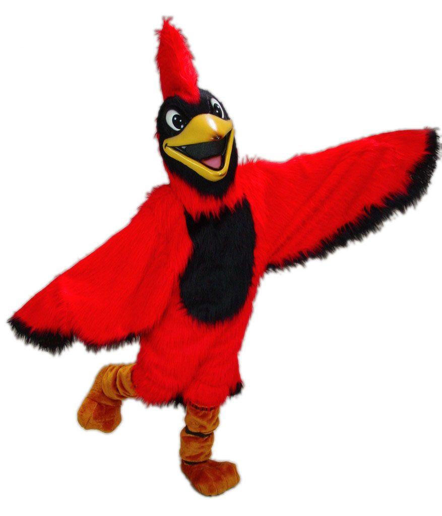 Scared Cardinal Bird Logo - Buy Cardinal Bird Mascot Costume - Cardinals Costume-Shop.com ...