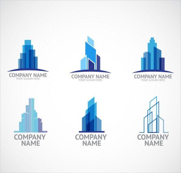 Construction Business Logo - Examples of Business Logo Design, AI, EPS Vector