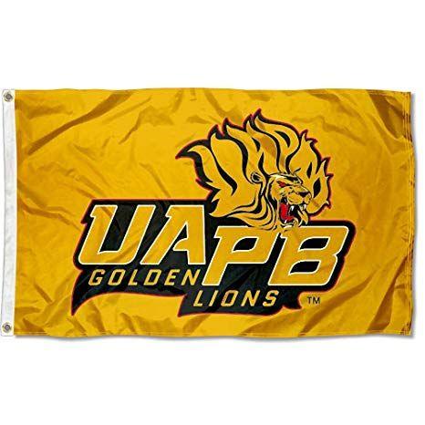 UAPB Golden Lions Logo - Amazon.com : UAPB Golden Lions College Flag : Sports & Outdoors