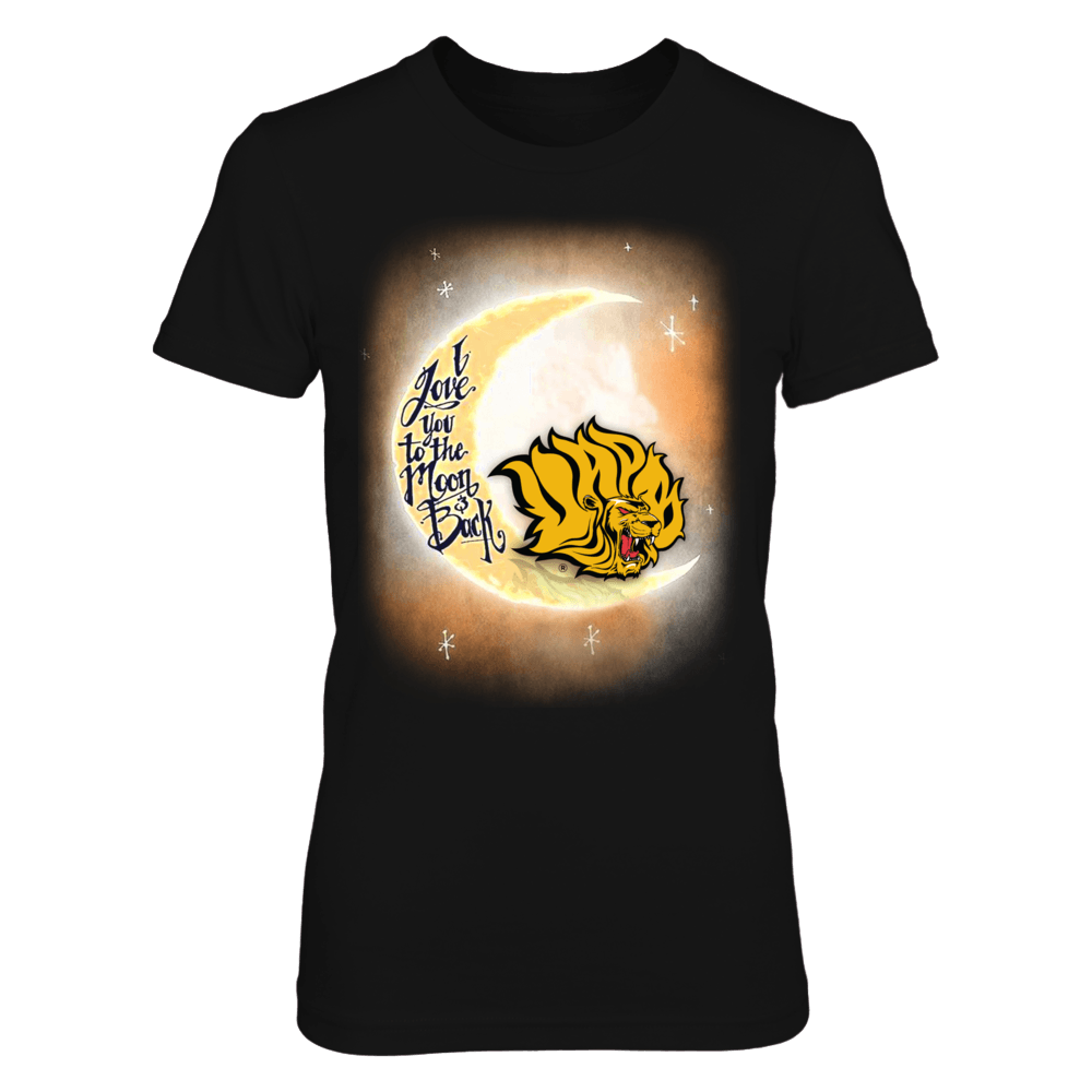 UAPB Golden Lions Logo - Arkansas Pine Bluff Golden Lions – I Love You To The Moon And Back T ...