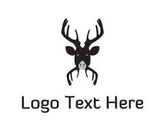 Moose Antler Logo - Antlers Logo Maker | BrandCrowd