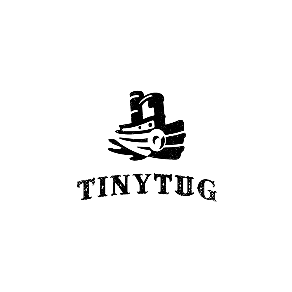 Tiny Logo - For Sale: TIny Tug Tugboat Logo Design | Logo Cowboy