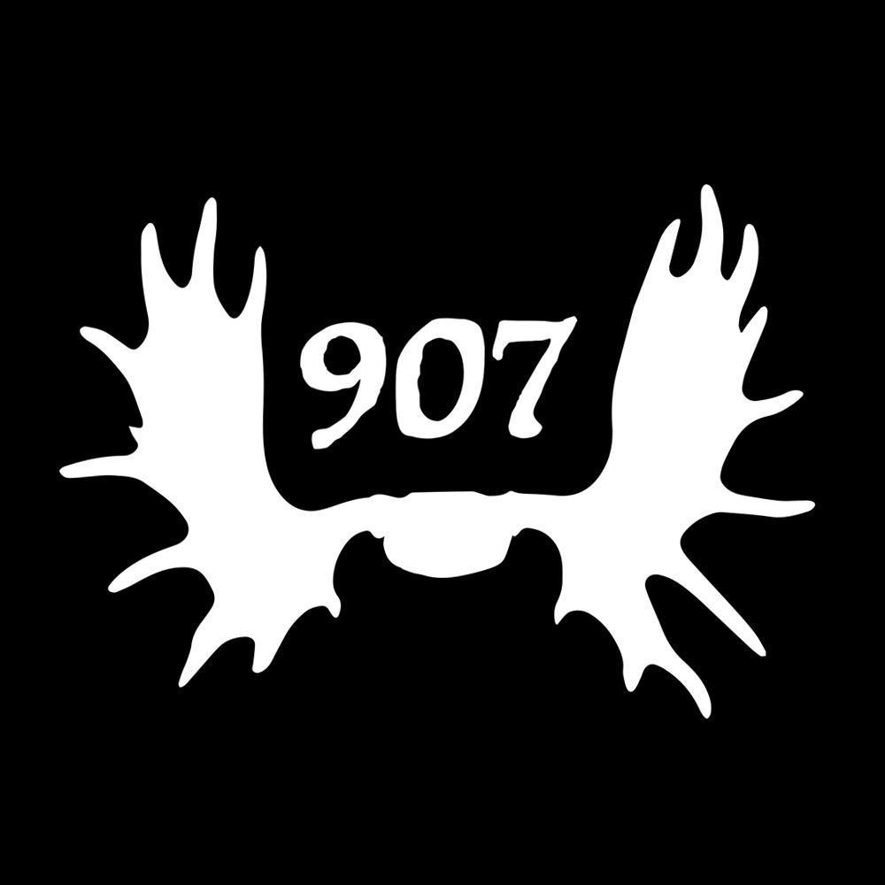 Moose Antler Logo - Moose Antlers 907 Decal