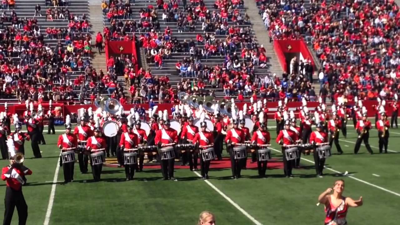 Illinois State University Drumline Logo - Illinois State University Big Red Marching Machine 2014 - YouTube