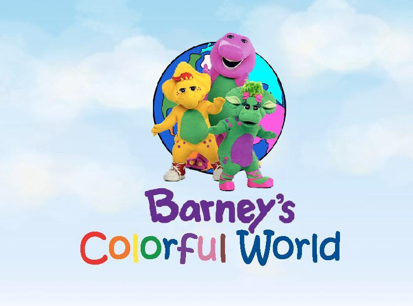 Colorful World Logo - Barney's Colorful World Book 341967 | Front Cover - Bookemon