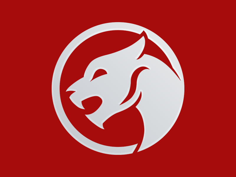 Red Panther Logo - Panther Logo. by Acen | Dribbble | Dribbble