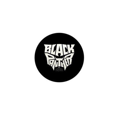 White Panther Logo - Black Panther Logo Mini Button