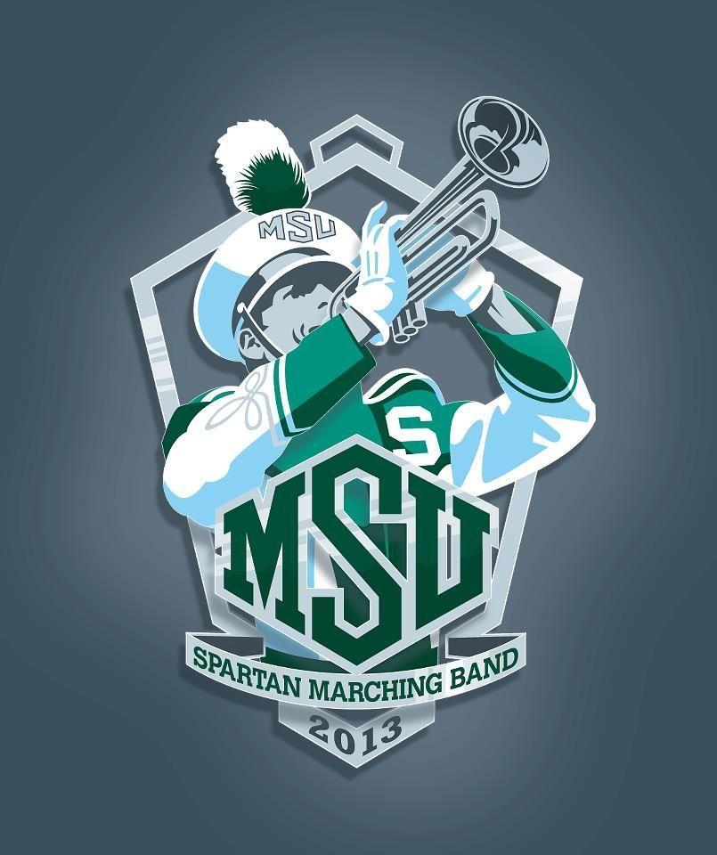 Illinois State University Drumline Logo - Spartan Marching Band. MSU Spartans Band, Cheer & Dance Team