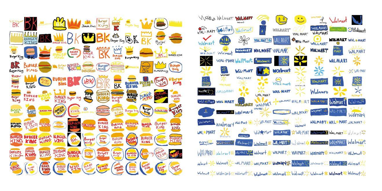 Blue and Yellow Brand Logo - How Hard Is It to Draw a Brand Logo From Memory? Much, Much Harder ...