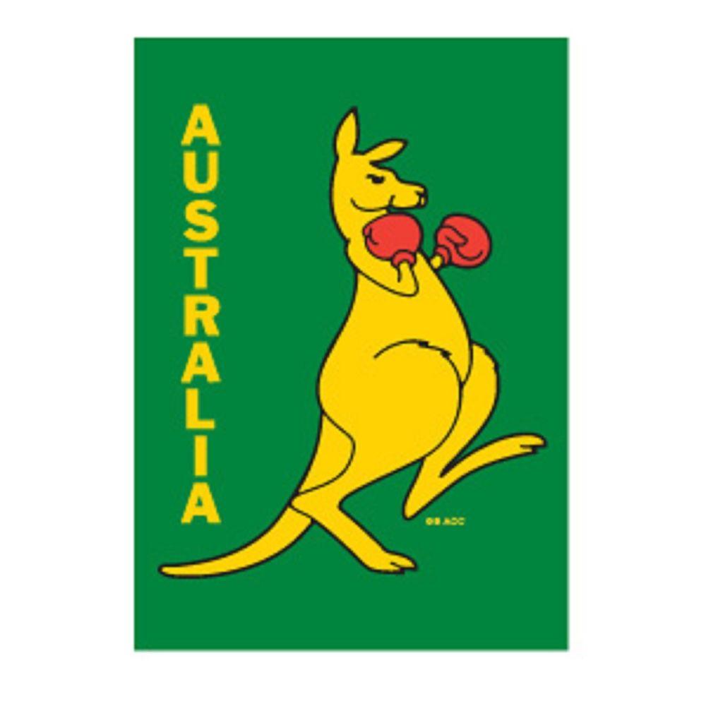 Boxing Kangaroo Logo - Australian Boxing Kangaroo A2 Poster Print approx 42cm x 60cm - One ...