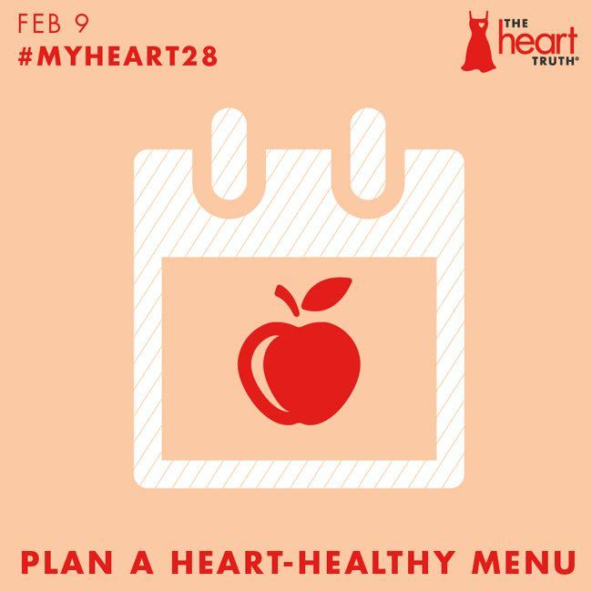 The Heart Truth Logo - Plan a heart-healthy menu -- My Life in Red