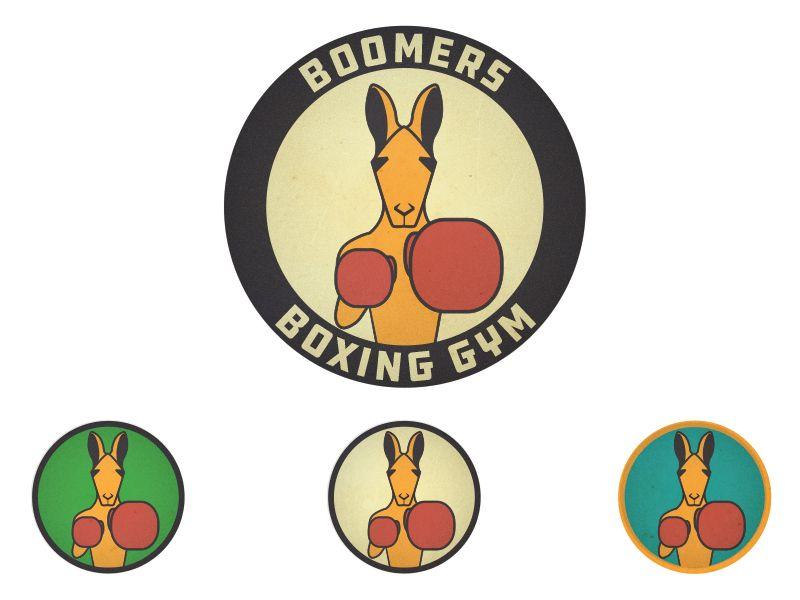 Boxing Kangaroo Logo - Boomers Boxing Gym Options
