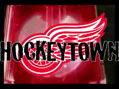 Hockeytown Logo - GOAL HORN- HEY HEY HOCKEYTOWN - YouTube