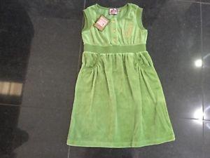 Gold Dress Logo - NWT Juicy Couture Girls Age 8 Green Sleeveless Velour Dress With