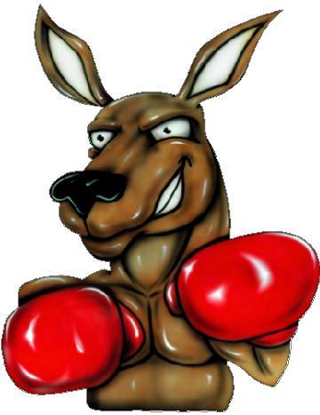 Boxing Kangaroo Logo - BOXING KANGAROO DECAL / STICKER