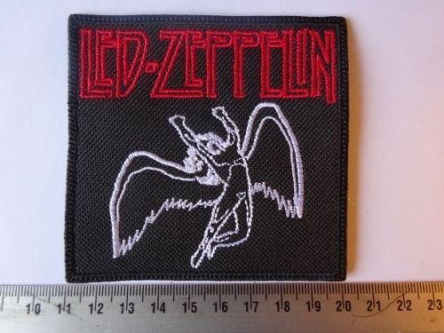 Red and White Swan Logo - LED ZEPPELIN - RED LOGO + WHITE SWAN | Patches | Riffs Merchandise