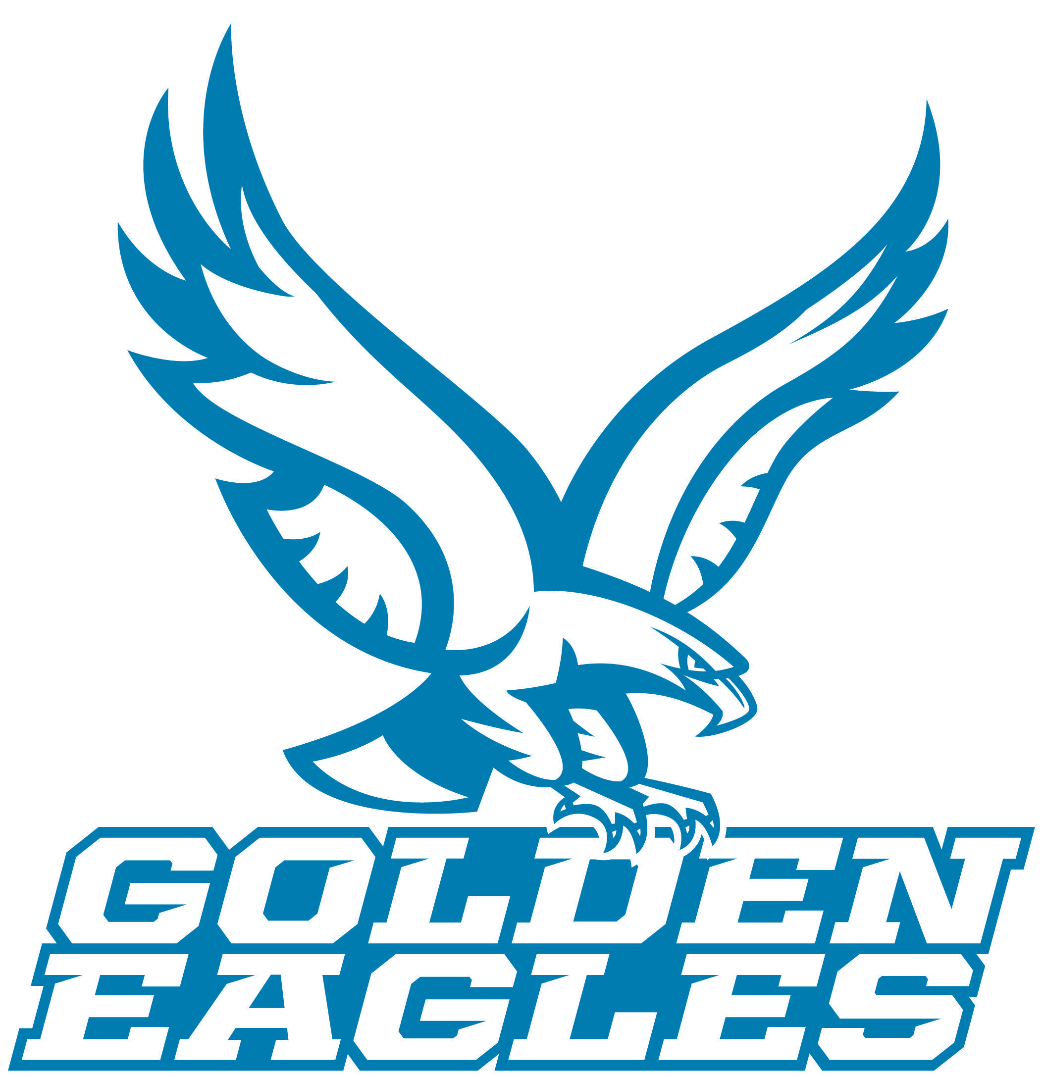 Gold and Blue Eagle Logo - Blue eagle Logos