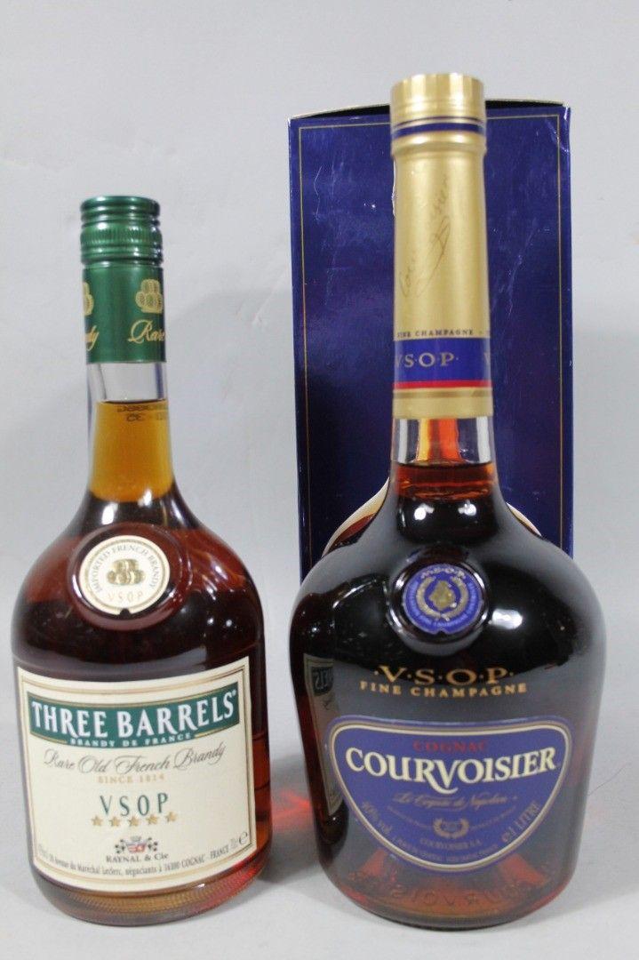 The Courvoisier Collective Logo - A bottle of Courvoisier VSOP brandy - Lot 953 - Grantham Collective Sale