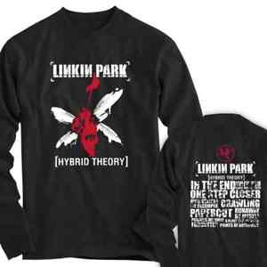Hybrid Theory Logo - Linkin Park Hybrid Theory Logo Long Sleeve Tee