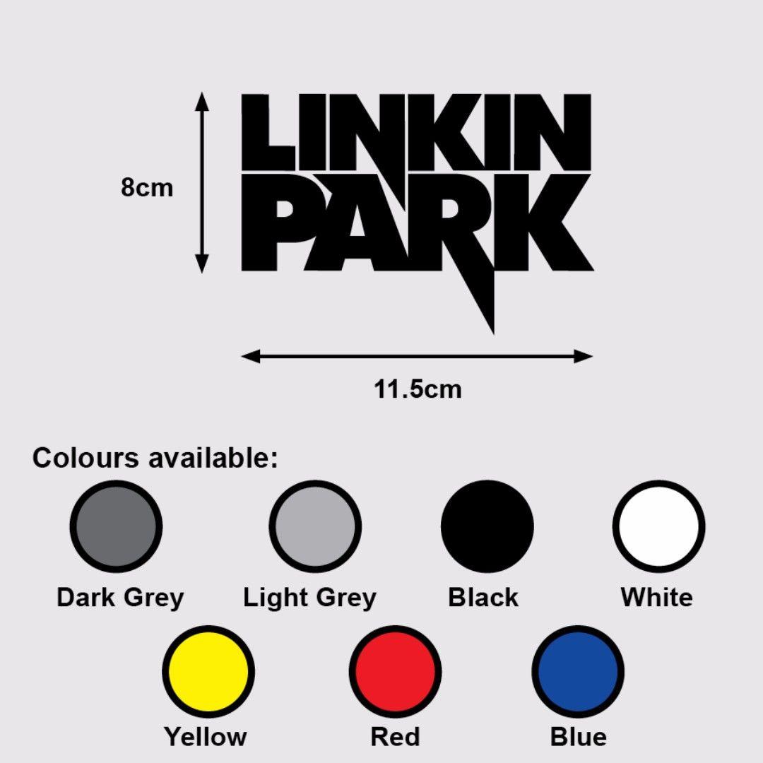 Hybrid Theory Logo - LINKIN PARK Logo Premium Vinyl Sticker Alternative Rock Hybrid