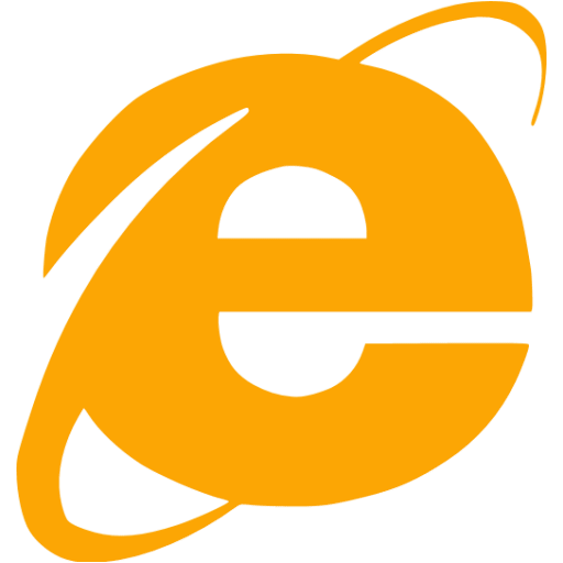 Orange Internet Logo - Orange internet explorer icon - Free orange browser icons