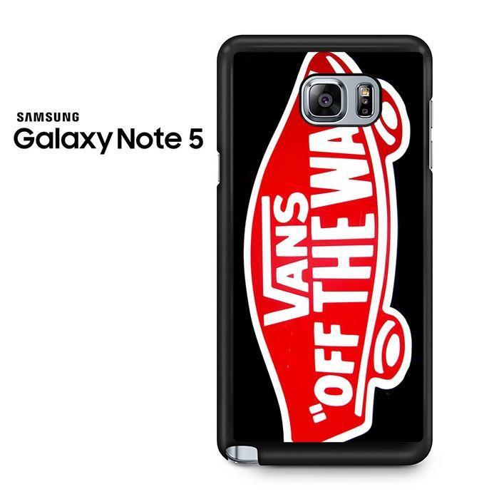 Galaxy Vans Logo - Vans Logo Off The Wall Samsung Galaxy Note 5 Case – Comerch
