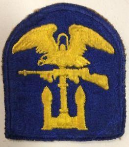 Gold and Blue Eagle Logo - WWII United States Army Amphibious Forces Shoulder Patch Gold Blue