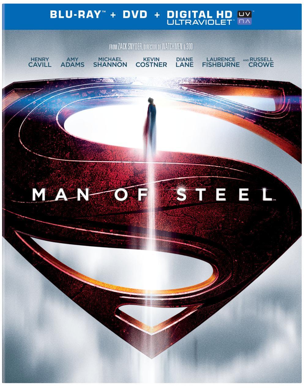 Man of Steel Y Logo - MAN OF STEEL Blu Ray Review; Our Review Of Zack Snyder's MAN OF