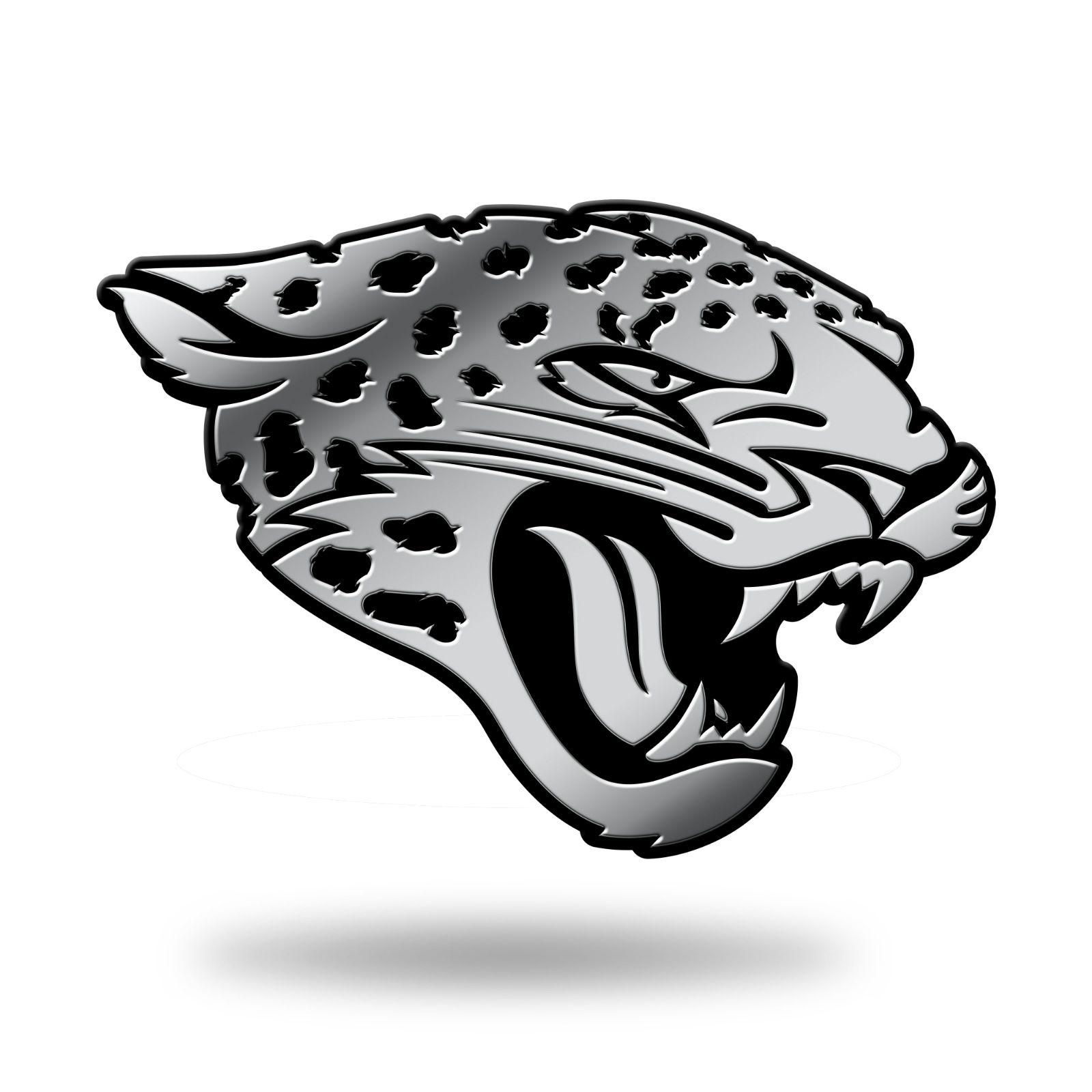 Jaguars Logo - Details about Jacksonville Jaguars Logo 3D Chrome Auto Decal Sticker NEW  Truck Car Rico