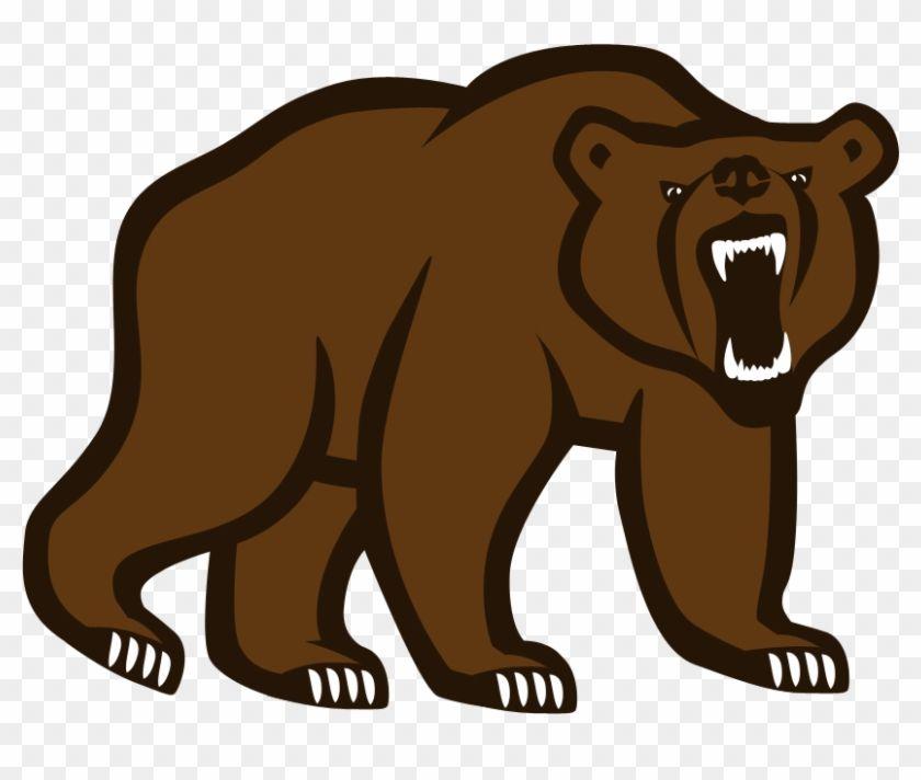 Brown Bear Logo - Grizzly Bear Logo - Grizzly Bear Standing Clipart - Free Transparent ...