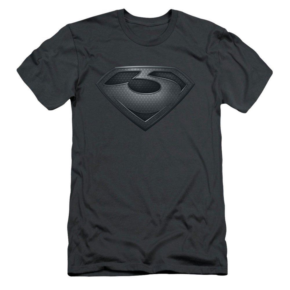 Man of Steel Y Logo - Man Of Steel Shield (slim Fit) T Shirt Size M