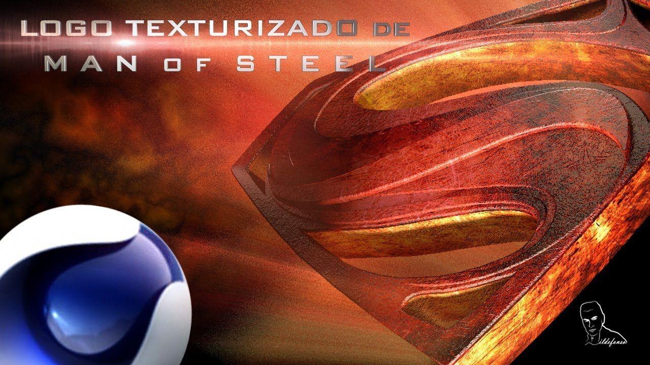 Man of Steel Y Logo - Tutorial Cinema4D: Crear, texturizar y animar logo Man of Steel ...