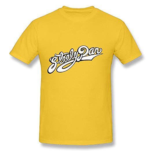 Man of Steel Y Logo - Man Steely Dan Logo T Shirt Yellow: Clothing