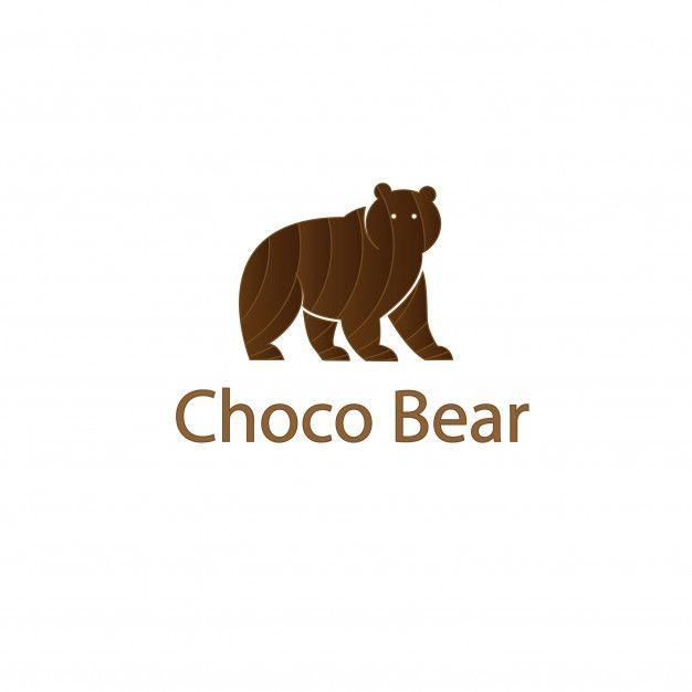 Brown Bear Logo - Choco bear logo Vector