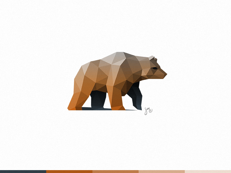 Brown Bear Logo - Bear | Logo Design by simc | Dribbble | Dribbble